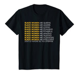 Black Women Are Inspirational Black History T-Shirt