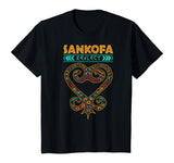 Sankofa African Heart Symbol for Black History Month T-Shirt