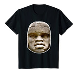 Olmec Statue Shirt - Hidden History Clothing - Good Colors !