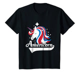 Americorn American Flag Unicorn Patriotic America T Shirt