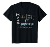 Neil deGrasse Tyson Math is the Language... Universe t-shirt