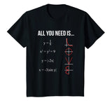 All You Need Is Love Math Equation Funny T Shirt