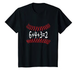 Funny Baseball 6432 Double Play T-Shirt I Gift 6+4+3=2 Math