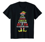 Funny Math Teacher Christmas - Elf Christmas Cheer T-Shirt