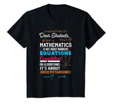T-Shirt For Math Teacher. Gift Ideas For Parents From Son.