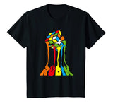 funny melting Rubik Cube Math T Shirt T-Shirt
