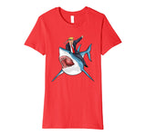 Donald Trump Shark Shirt 4th of July USA America Gift