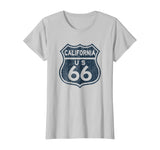 California Historic Route 66 Retro Distressed Graphic Shirt