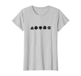 Platonic Solids Math Mathematics Sacred Geometry 3D Shirt