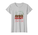 Funny Avoid Negativity T-shirt School Funny Math Quote Meme