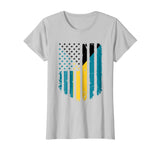 Vintage Bahamian American Flag T-shirt Bahamas America