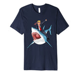 Donald Trump Shark Shirt 4th of July USA America Gift