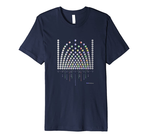 Symmetry of Fractions Modern Math T-Shirt