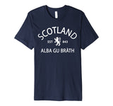 Scottish History Clothing - Scotland Flag Apparel - Scotland Premium T-Shirt