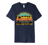 On A Dark Desert Highway Santa Southern Christmas Hippie Premium T-Shirt