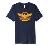 SPQR Roman Eagle Legion Banner Military History Of Rome Premium T-Shirt
