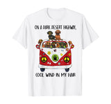 On A Dark Desert Highway Cool Wind in My Hair Dachshund Tee