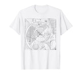 Fibonacci T Shirt - Distressed Print Sequence, Spiral, Math