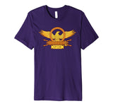 SPQR Roman Eagle Legion Banner Military History Of Rome Premium T-Shirt