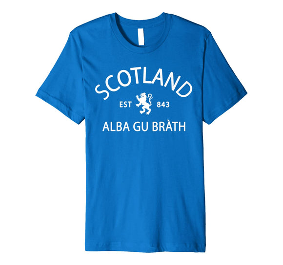 Scottish History Clothing - Scotland Flag Apparel - Scotland Premium T-Shirt