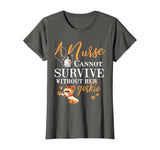 Womens Nurse Yorkie Mom Funny Quote Dogs Lover Gift T-Shirt