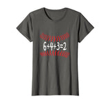 Funny Baseball 6432 Double Play T-Shirt I Gift 6+4+3=2 Math