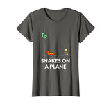 Snakes On A Math Plane Funny Snake T-Shirt