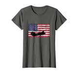 Patriotic CH-47 Chinook Helicopter American flag t-shirt
