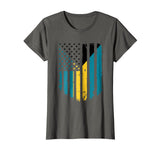 Vintage Bahamian American Flag T-shirt Bahamas America