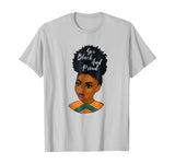 Yes Black and Proud | Black History Art Natural T-shirt