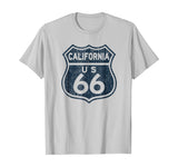 California Historic Route 66 Retro Distressed Graphic Shirt