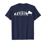 Pianist Evolution T-Shirt Funny Piano Player Cool Gift