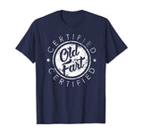 Certified Old Fart Funny Retirement Gift Birthday T-Shirt