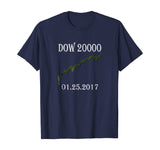 DOW 20000 Stock Market History Making T Shirt
