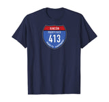 Rincon Puerto Rico | Road to Happiness 413 T-Shirt