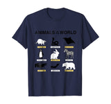 Animals Of The World T-Shirt Funny Rare Animals Memes Shirt