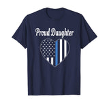 Proud Daughter of Police Officer Shirt - Law Enforcement Tee
