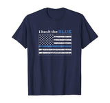 Thin Blue Line Shirt I Back the BLUE American Flag Law