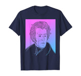 Andrew Jackson Vaporwave T-Shirt - Pastel Goth Aesthetic