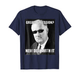 Funny FDR Great Depression Deal With It History Meme T-shirt