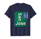 San Jose California CA Highway Interstate Travel Gift T-Shirt