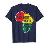 Black History Month Shirt Men Women I'm Black African Tribe T-Shirt