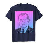 Richard Nixon Vaporwave T-Shirt - Pastel Goth Aesthetic