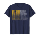 Black Women Are Inspirational Black History T-Shirt
