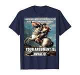 Funny History Hipster Napoleon Bonaparte Argument T-Shirt