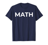 Navy MATH Andrew Yang 2020 T-Shirt