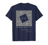Pythagorean Theorem Algebraic Proof Math T-Shirt