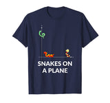 Snakes On A Math Plane Funny Snake T-Shirt