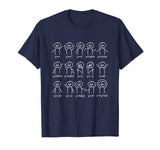 Algebra Dance Funny Graph Figures Math Equation T-shirt
