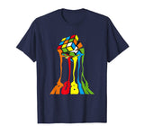 funny melting Rubik Cube Math T Shirt T-Shirt